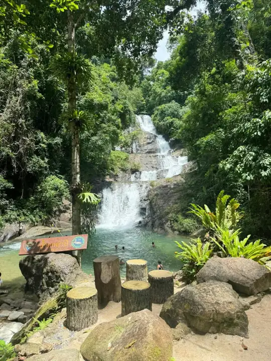 Wasserfall auf dem Ausflug