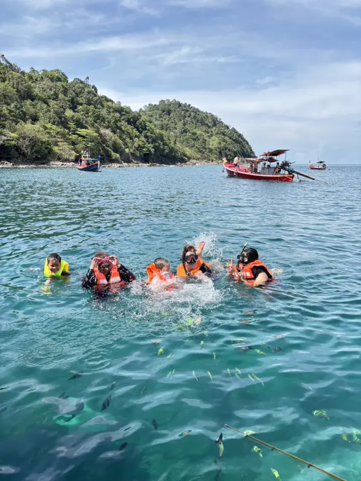 Közös snorkeling