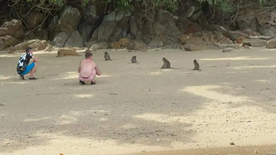 Einer der Strandstopps